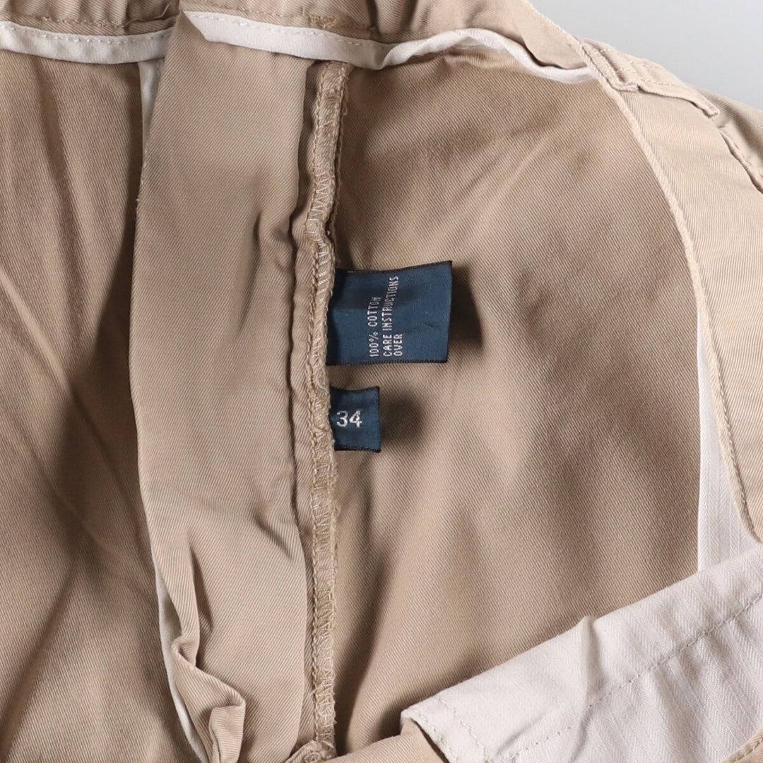 Ralph Lauren POLO by Ralph Lauren Chino Shorts Shorts Men's W34 equivalent cotton Beige type Vintage Second Hand