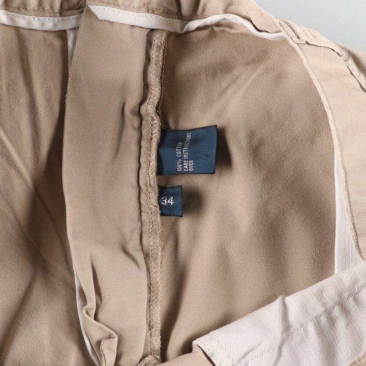 Ralph Lauren POLO by Ralph Lauren Chino Shorts Shorts Men's W34 equivalent cotton Beige type Vintage Second Hand