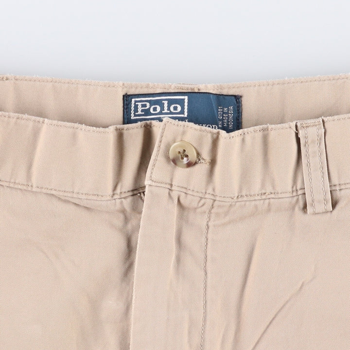 Ralph Lauren POLO by Ralph Lauren Chino Shorts Shorts Men's W34 equivalent cotton Beige type Vintage Second Hand