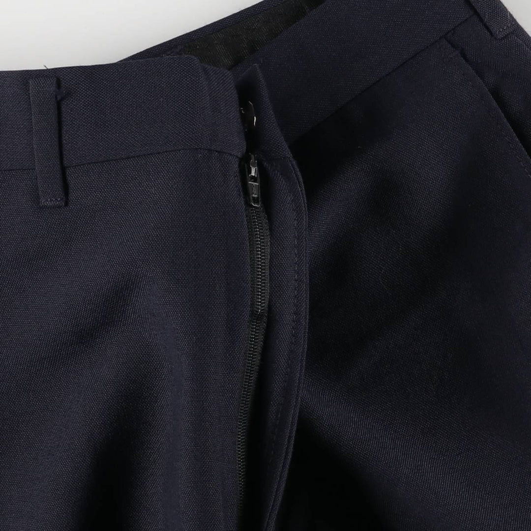 Haggar HAGGAR Slacks, Made in USA, Men's, Size W33 polyester navy blue type Vintage Second Hand