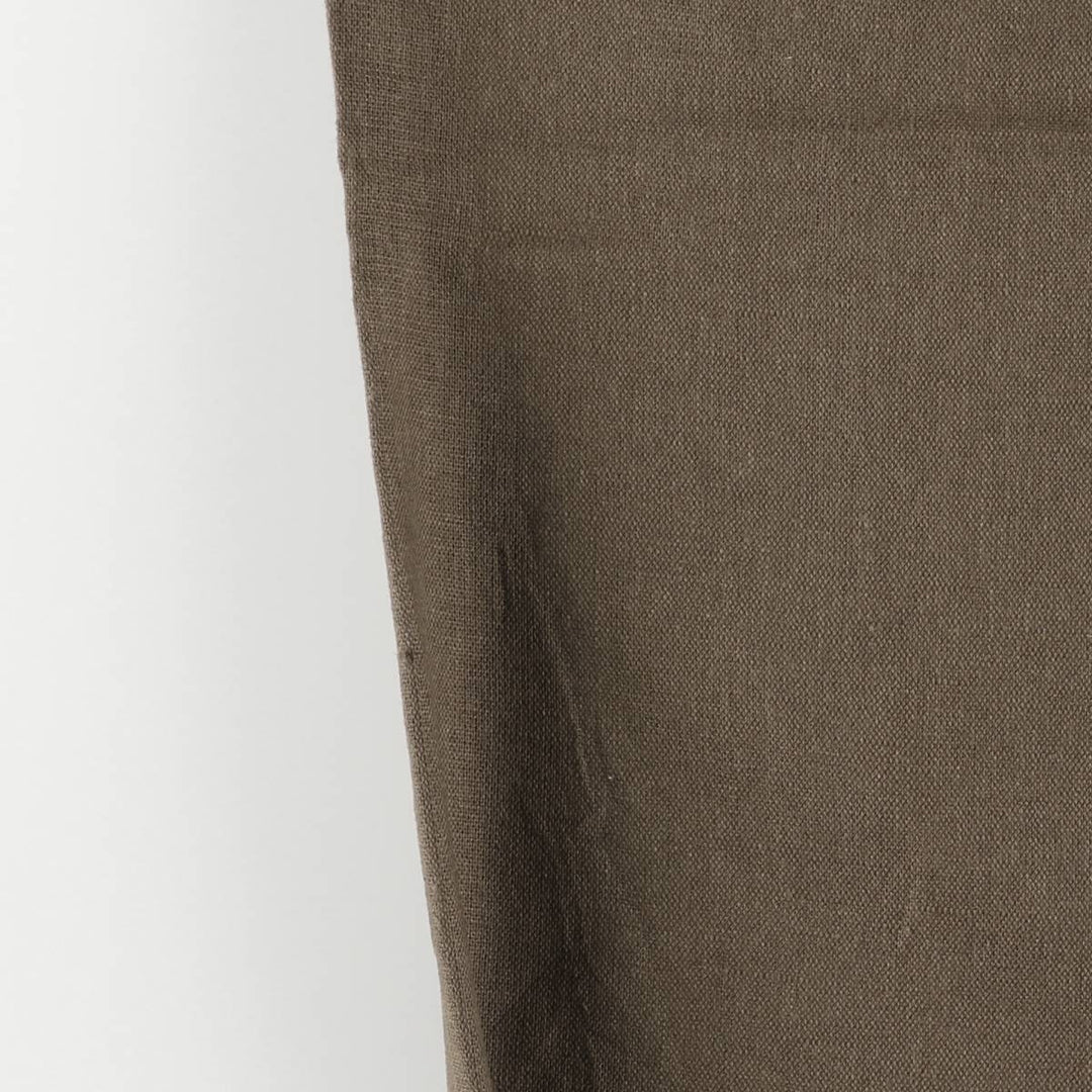 00'S Dockers Premium Pleated Classic Fit Two-pleat Linen Pants Slacks Men's W36 linen brown type Vintage Second Hand