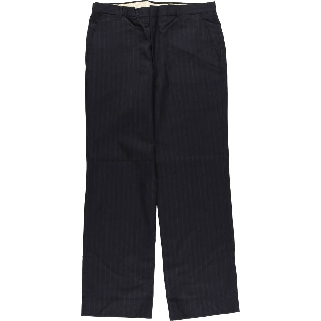 90'S Vintage Multi-Stripe Slacks, Men's Size 34 unclear navy blue type Vintage Second Hand