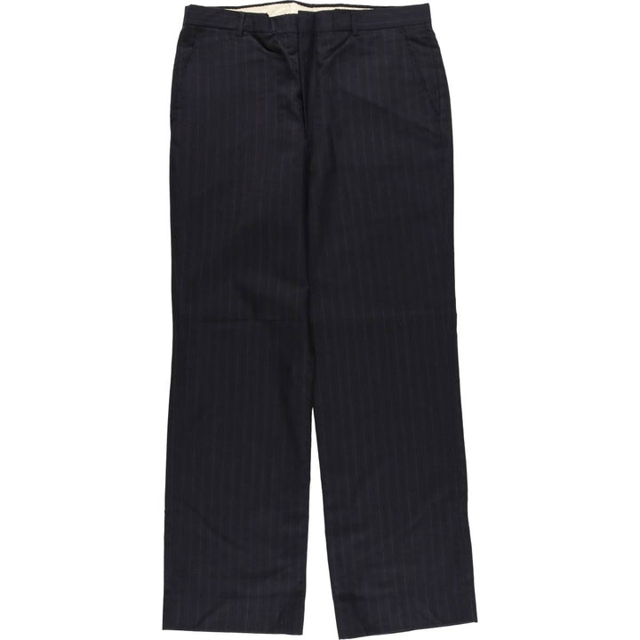 90'S Vintage Multi-Stripe Slacks, Men's Size 34 unclear navy blue type Vintage Second Hand