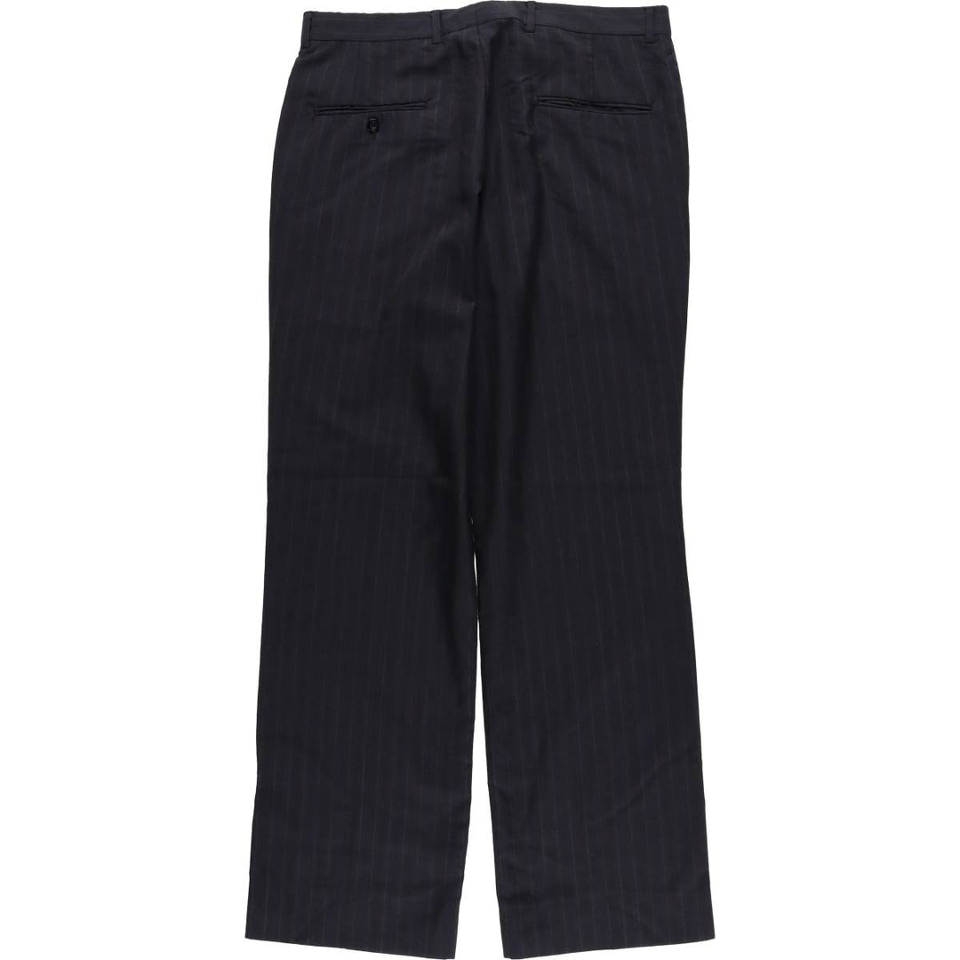 90'S Vintage Multi-Stripe Slacks, Men's Size 34 unclear navy blue type Vintage Second Hand