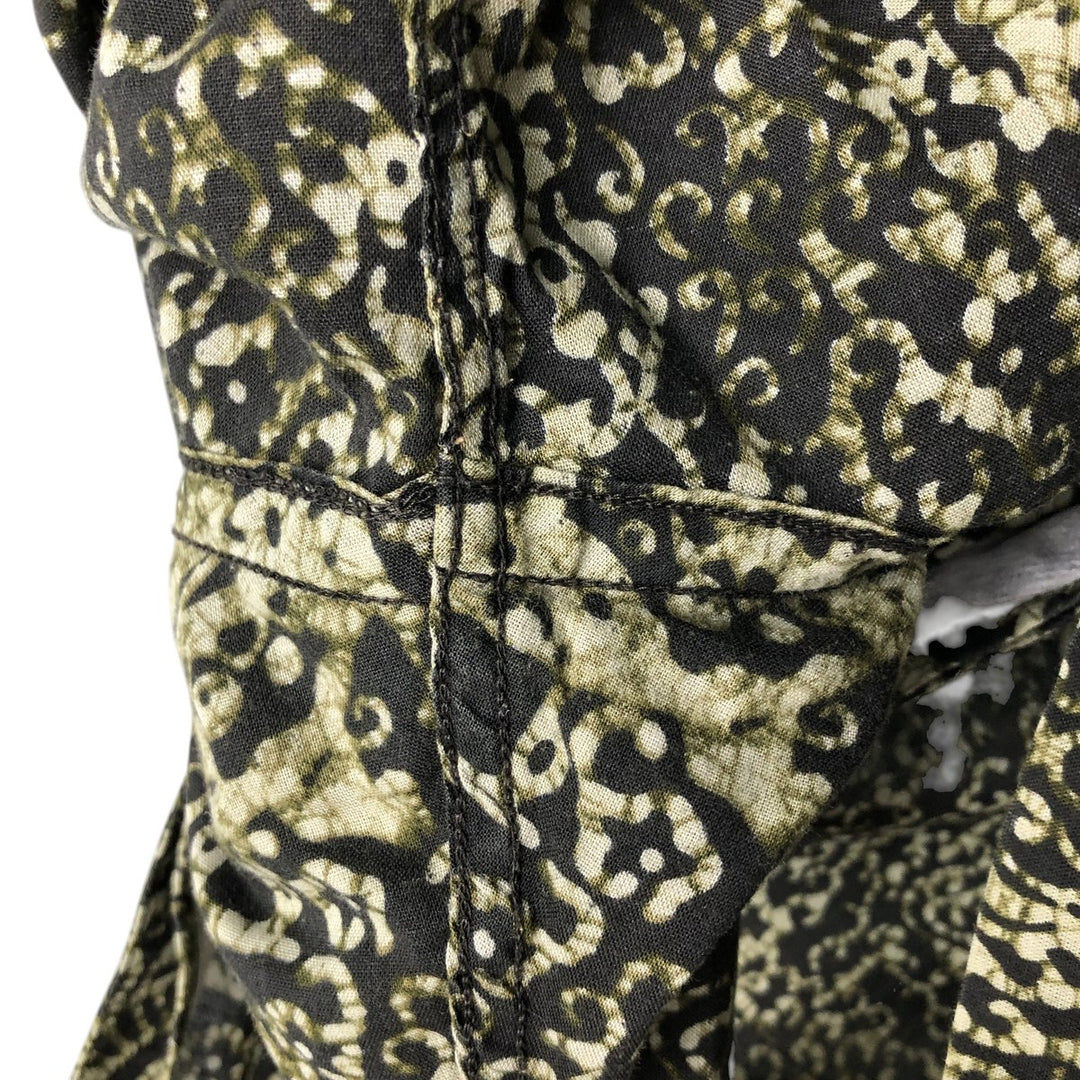 GAP RELAXED All-over Print Short Sleeve Open Collar Cotton Shirt Men's S Size Box Shirt cotton Green type dark green Vintage Second Hand