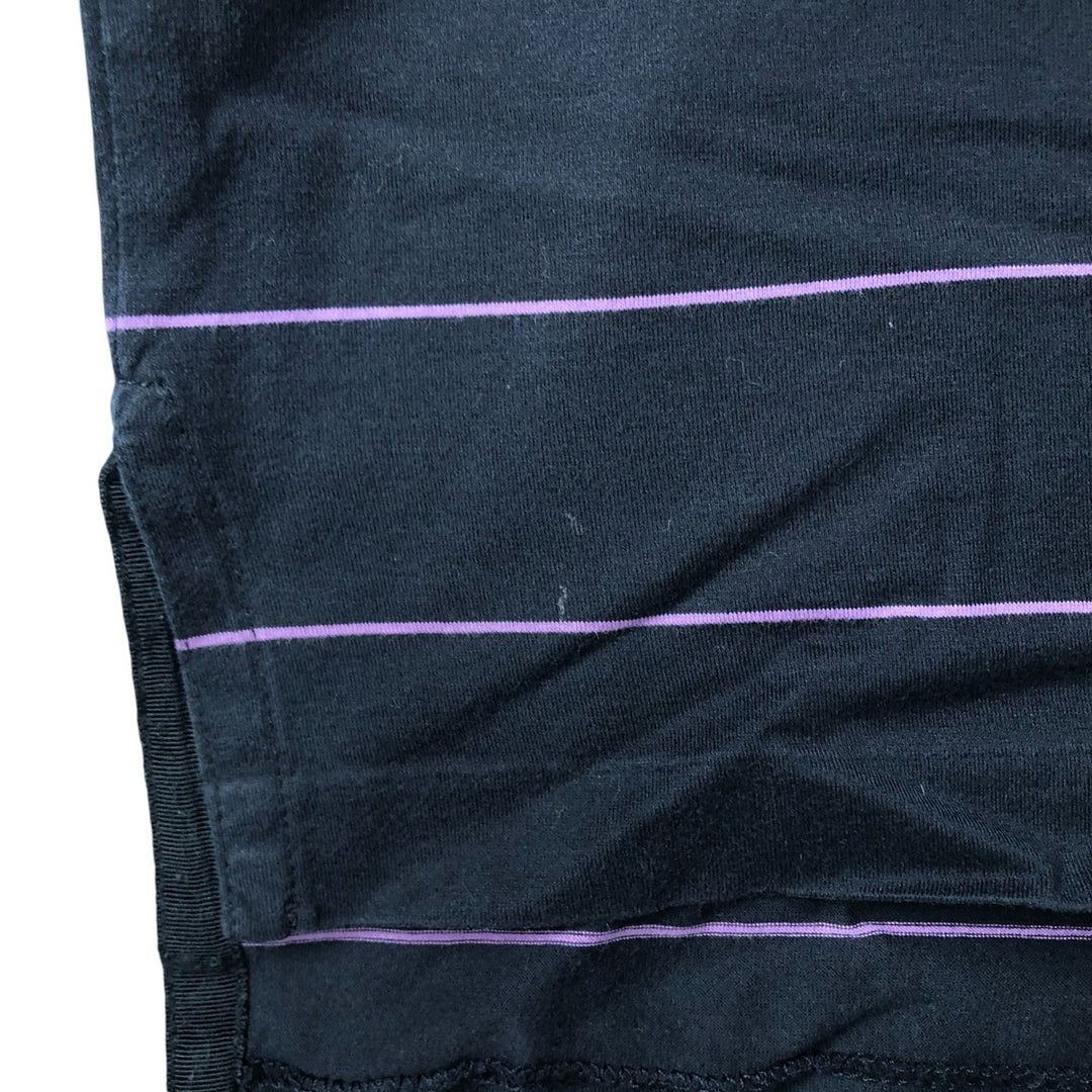Ralph Lauren POLO by Ralph Lauren short sleeve striped polo shirt, men's XL size Pima Cotton black type Vintage Second Hand
