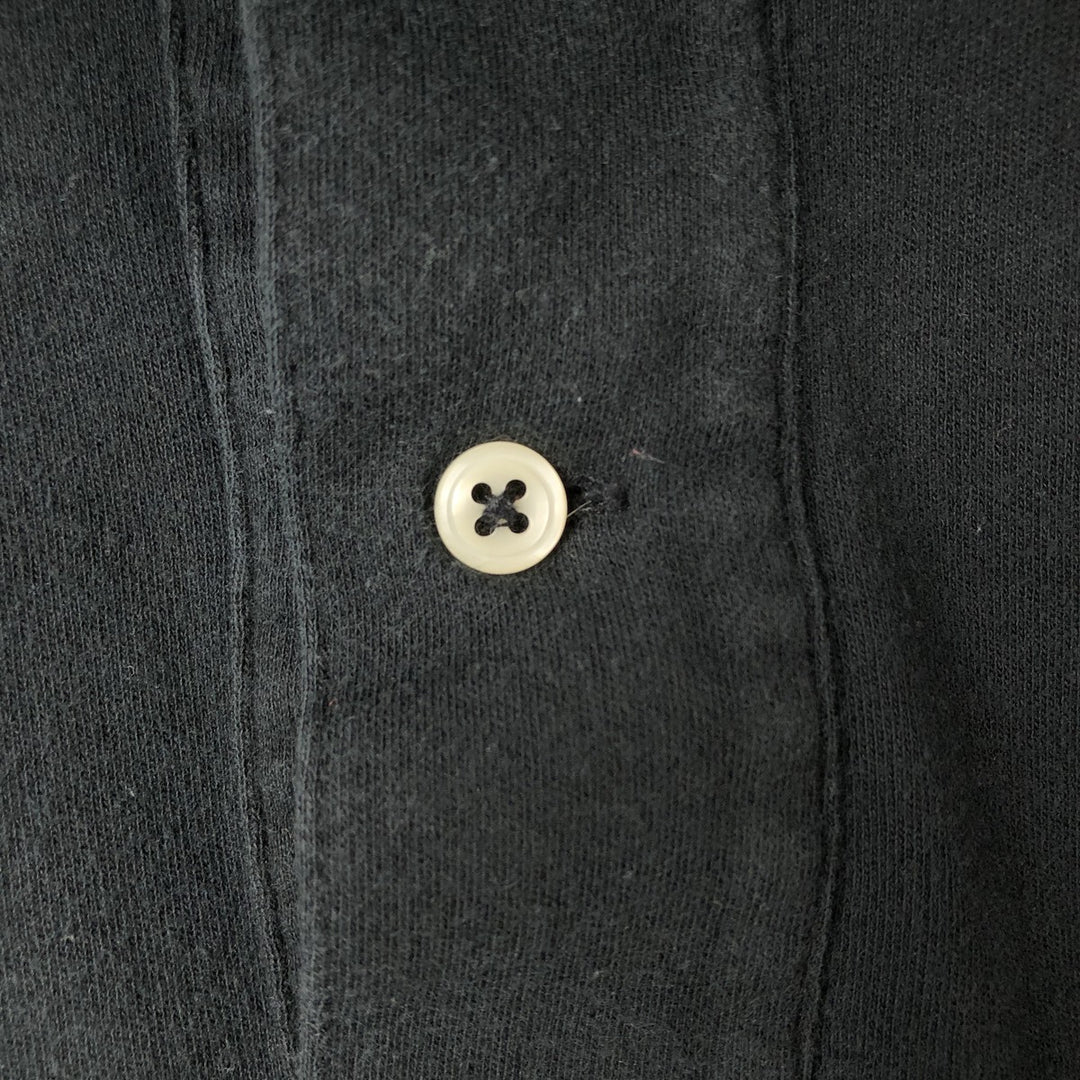 Ralph Lauren POLO by Ralph Lauren short sleeve polo shirt, men's XL size cotton black type Vintage Second Hand