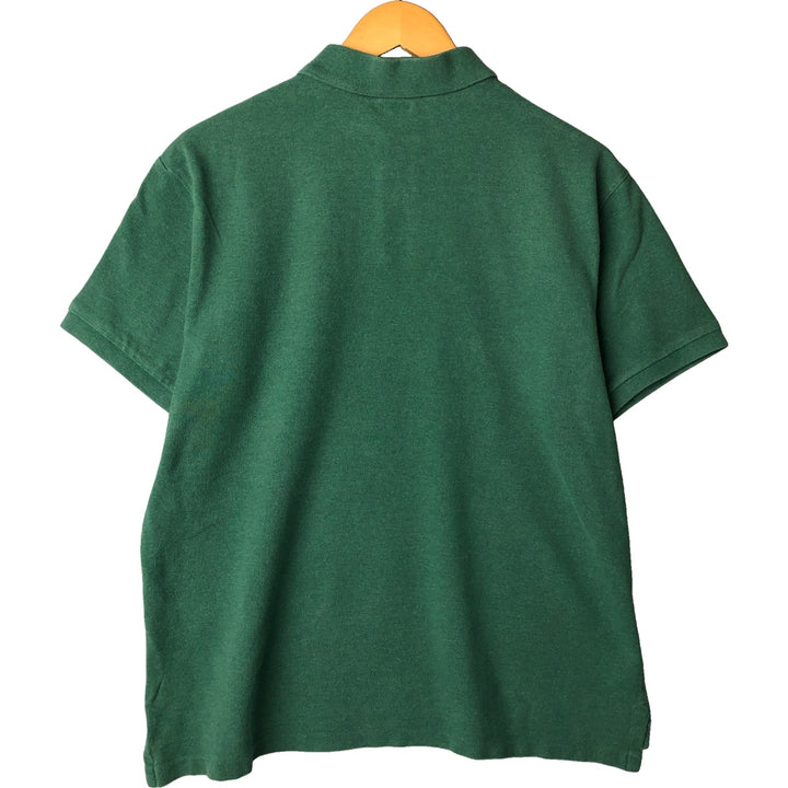 Ralph Lauren POLO RALPH LAUREN SLIM FIT short sleeve polo shirt men's XL equivalent cotton green type Vintage Second Hand