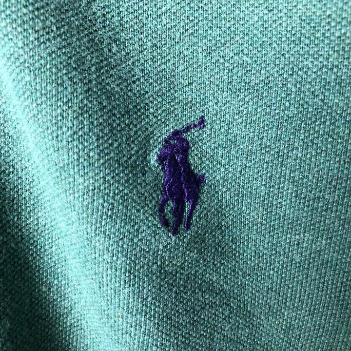 Ralph Lauren POLO RALPH LAUREN SLIM FIT short sleeve polo shirt men's XL equivalent cotton green type Vintage Second Hand