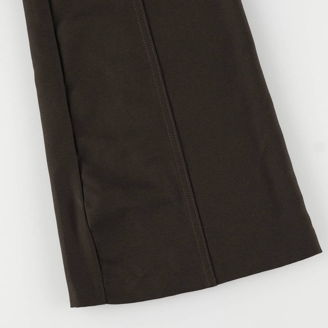 Slacks, flare pants, women's size L (w28), vintage unclear brown type Vintage Second Hand
