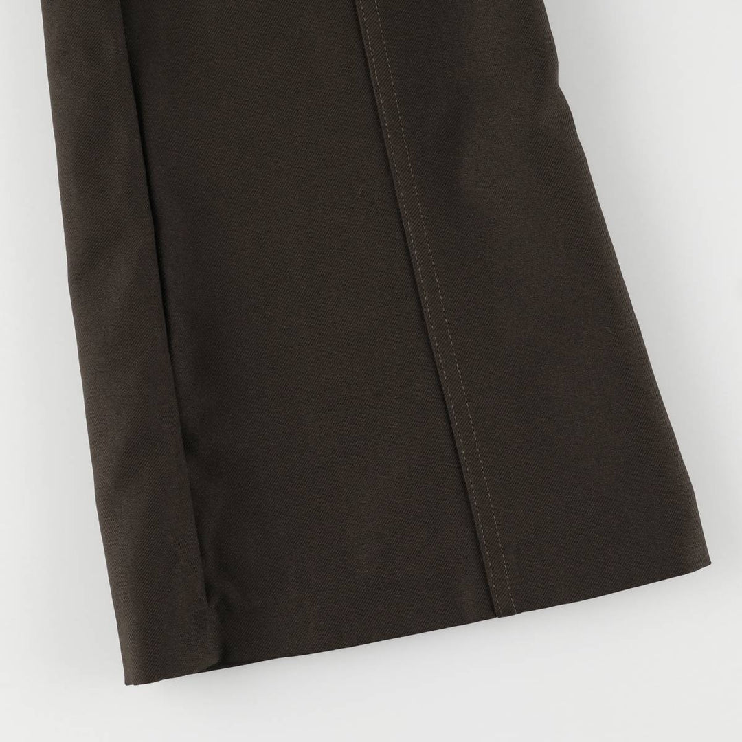 Slacks, flare pants, women's size L (w28), vintage unclear brown type Vintage Second Hand