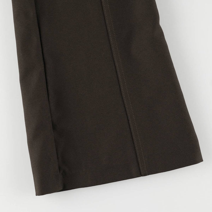 Slacks, flare pants, women's size L (w28), vintage unclear brown type Vintage Second Hand