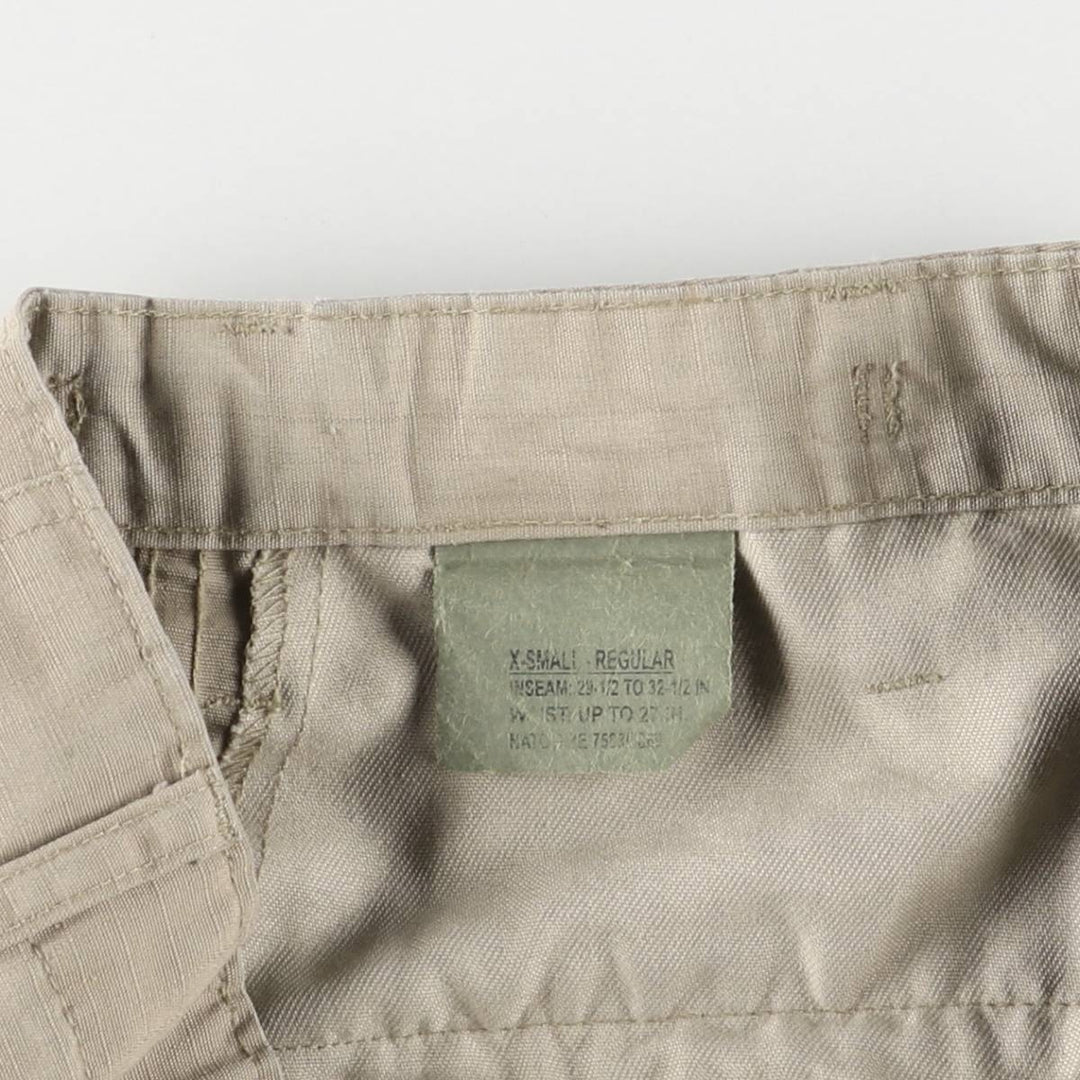 Civilian PROPPER Ripstop Military Cargo Pants, X-SMALL-REGULAR, Women's Size XS polyester Khaki type Vintage Second Hand