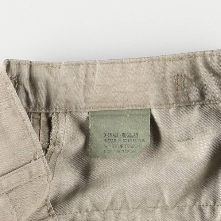 Civilian PROPPER Ripstop Military Cargo Pants, X-SMALL-REGULAR, Women's Size XS polyester Khaki type Vintage Second Hand