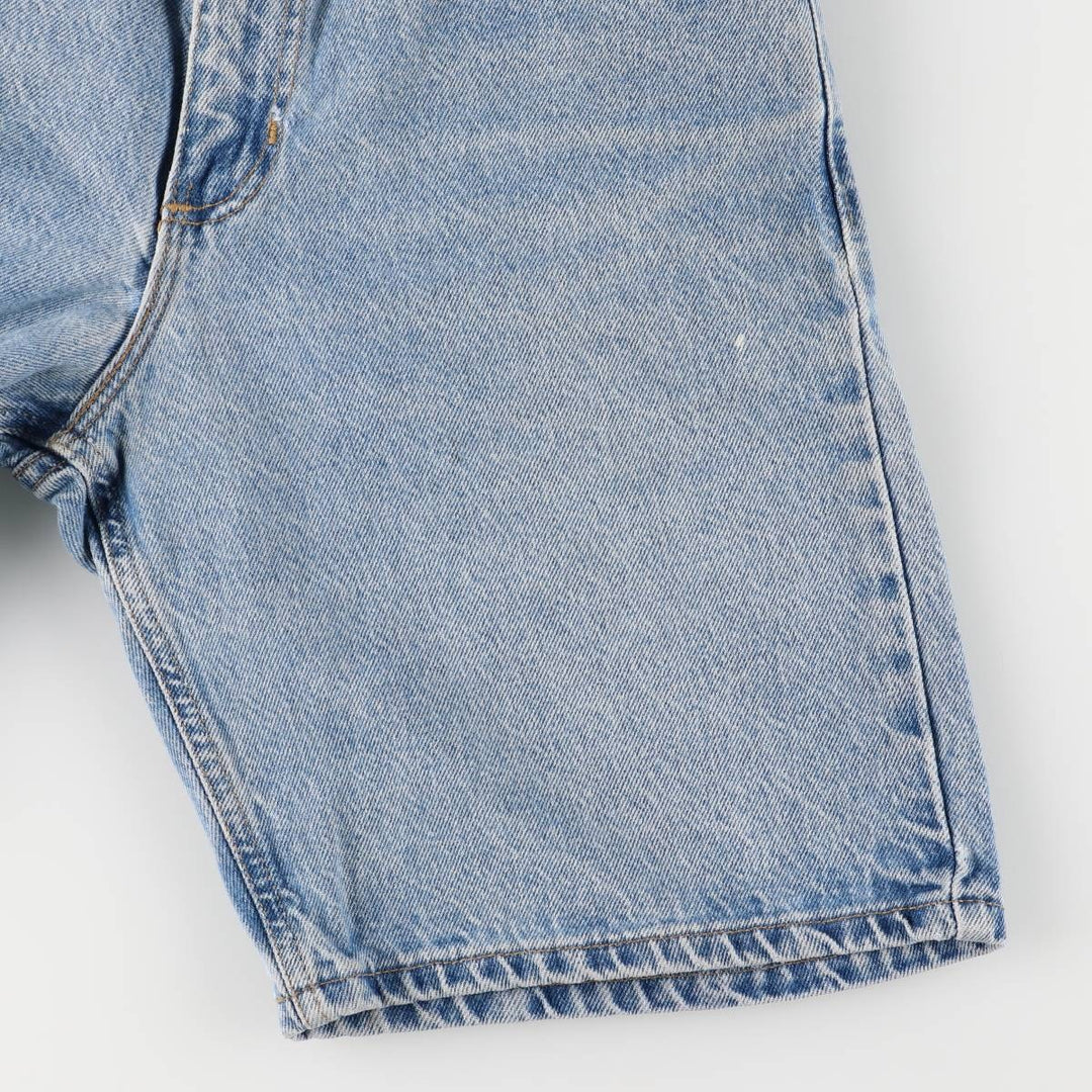 90'S Carhartt denim shorts, short pants, made in USA, men's, w29 equivalent, vintage cotton blue type Vintage Second Hand