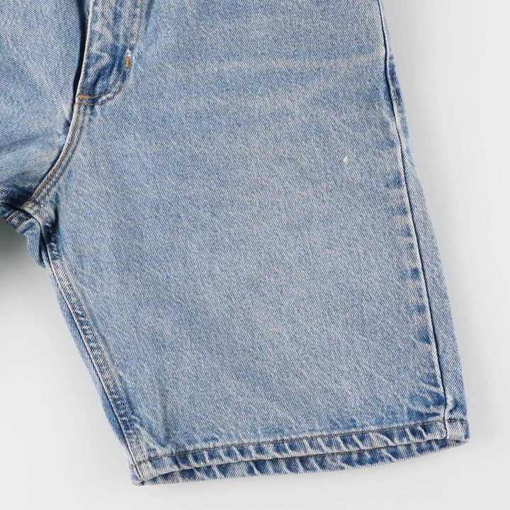 90'S Carhartt denim shorts, short pants, made in USA, men's, w29 equivalent, vintage cotton blue type Vintage Second Hand