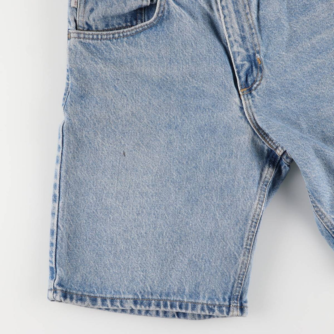 90'S Carhartt denim shorts, short pants, made in USA, men's, w29 equivalent, vintage cotton blue type Vintage Second Hand