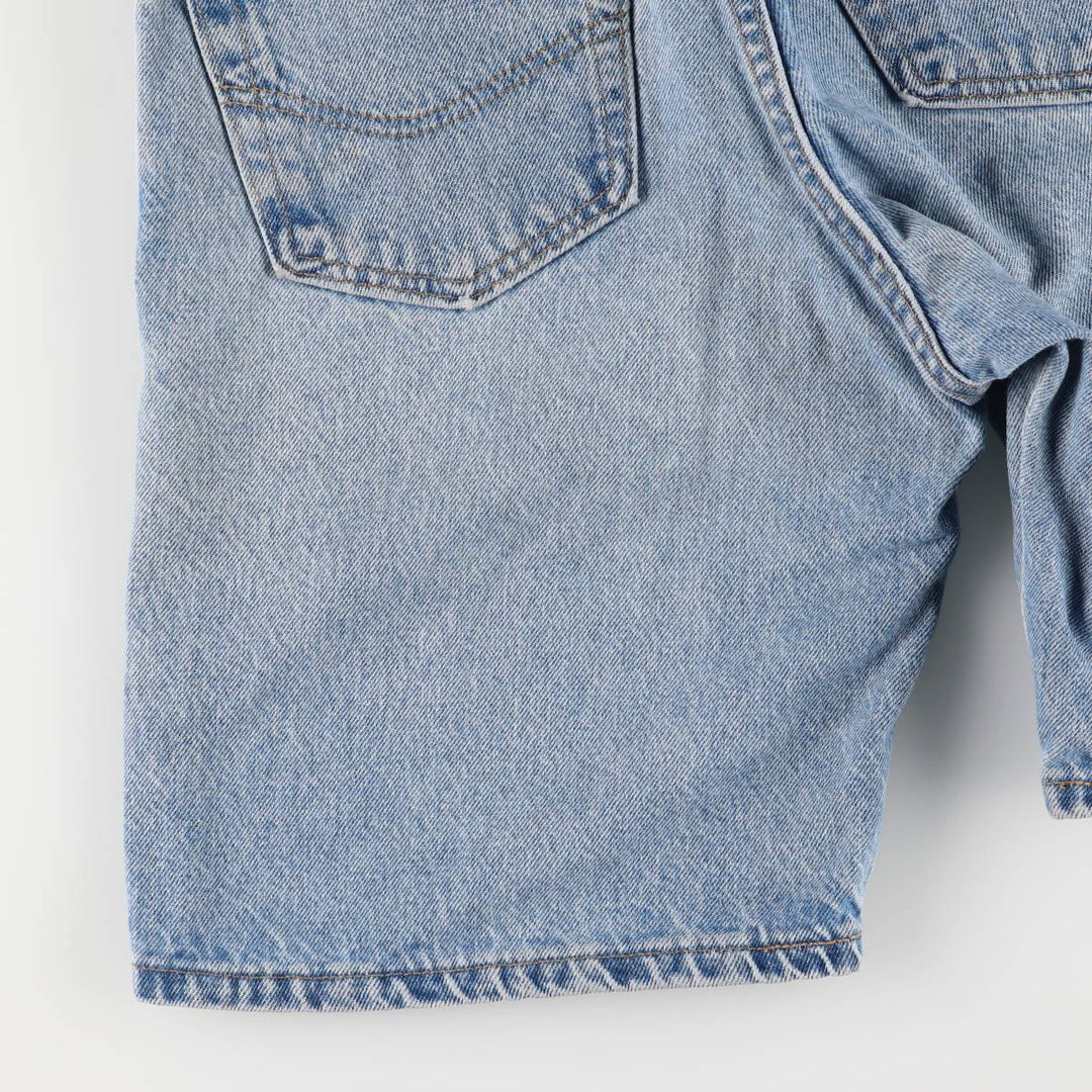 90'S Carhartt denim shorts, short pants, made in USA, men's, w29 equivalent, vintage cotton blue type Vintage Second Hand