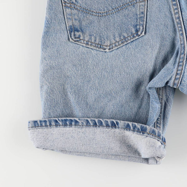 90'S Carhartt denim shorts, short pants, made in USA, men's, w29 equivalent, vintage cotton blue type Vintage Second Hand