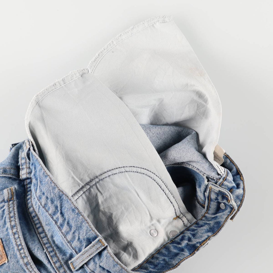 90'S Carhartt denim shorts, short pants, made in USA, men's, w29 equivalent, vintage cotton blue type Vintage Second Hand