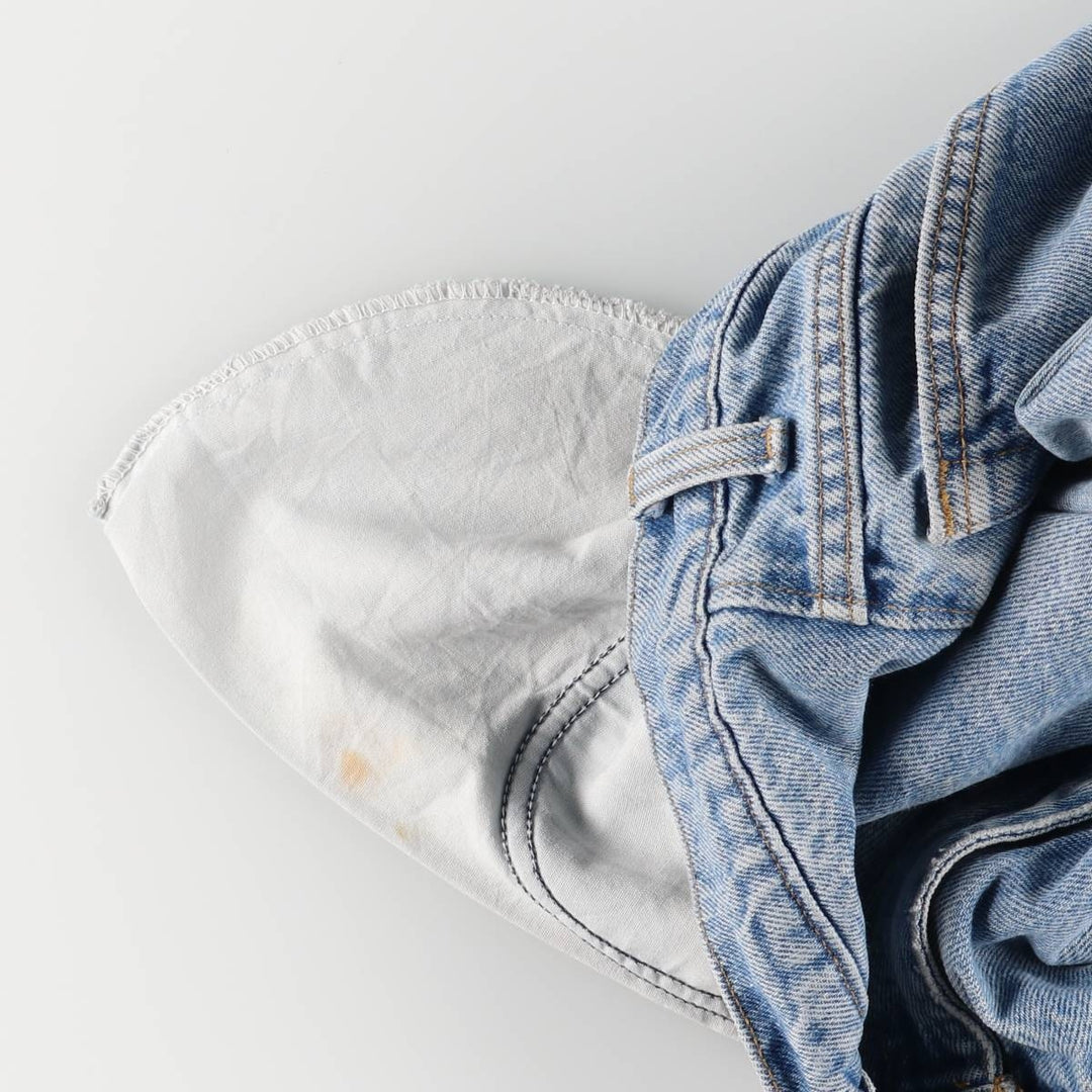 90'S Carhartt denim shorts, short pants, made in USA, men's, w29 equivalent, vintage cotton blue type Vintage Second Hand