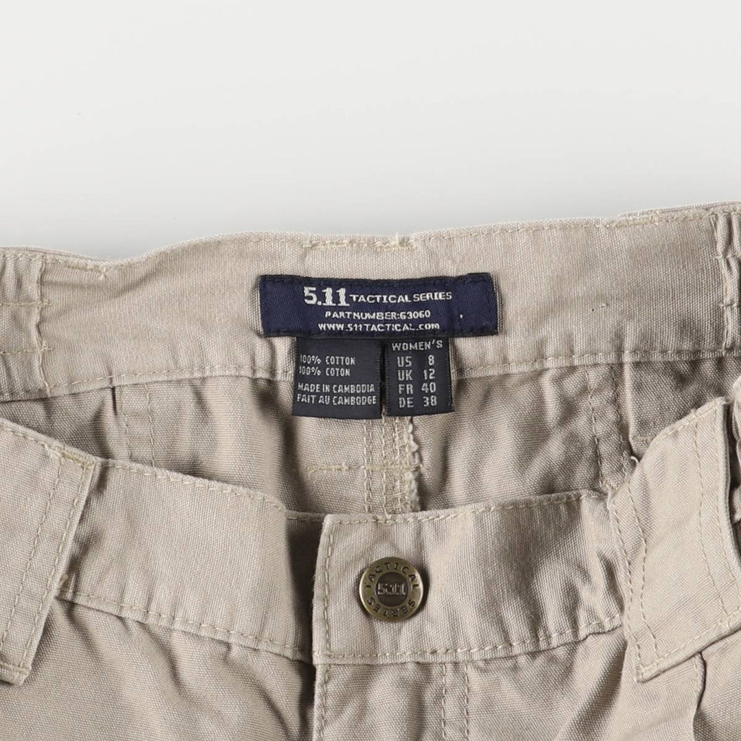 5.11 TACTICAL SERIES Cotton Shorts Short Pants Women's L (w30) cotton Beige type Vintage Second Hand