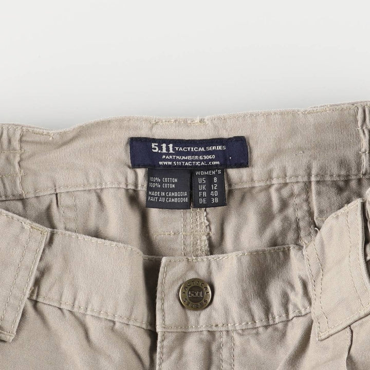 5.11 TACTICAL SERIES Cotton Shorts Short Pants Women's L (w30) cotton Beige type Vintage Second Hand