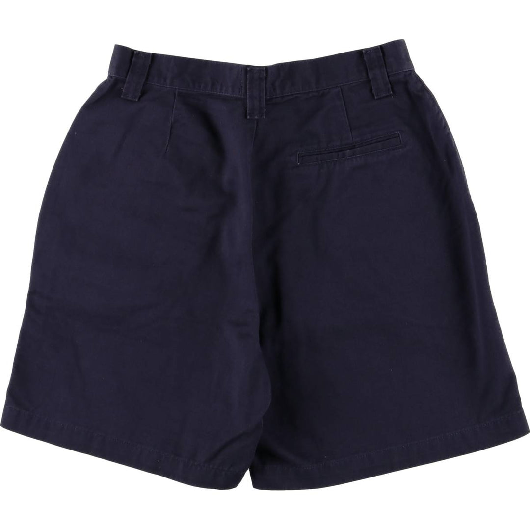 Lee Chino Shorts, Women's Size L (W28) cotton navy blue type Vintage Second Hand