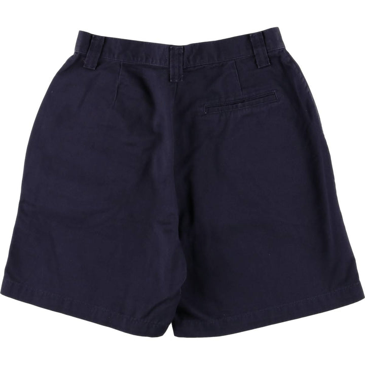 Lee Chino Shorts, Women's Size L (W28) cotton navy blue type Vintage Second Hand