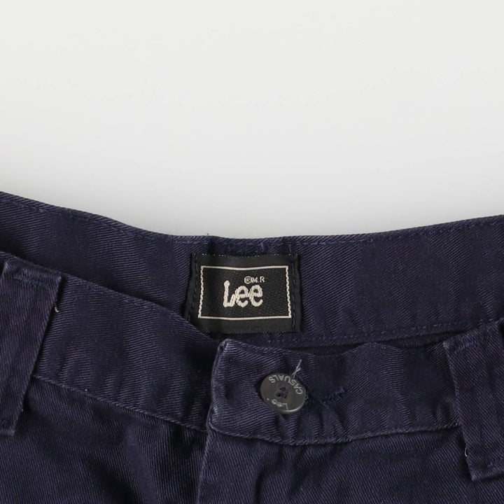 Lee Chino Shorts, Women's Size L (W28) cotton navy blue type Vintage Second Hand