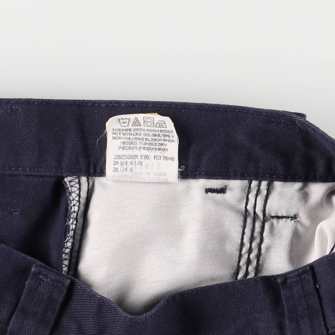 Lee Chino Shorts, Women's Size L (W28) cotton navy blue type Vintage Second Hand