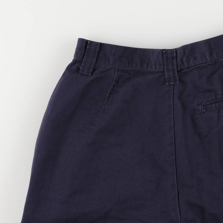 Lee Chino Shorts, Women's Size L (W28) cotton navy blue type Vintage Second Hand