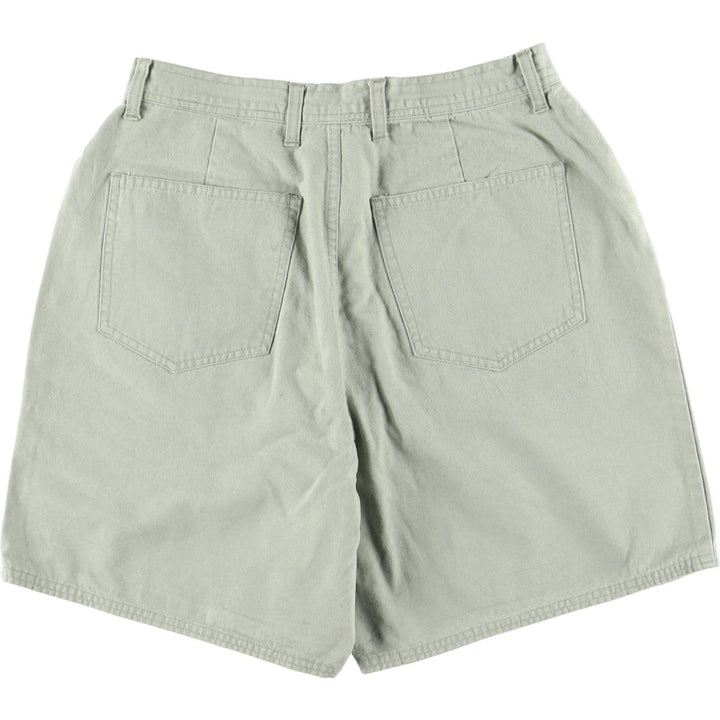 Cherokee CHEROKEE Cotton Shorts, Women's Size L (W29) cotton Khaki type sage green Vintage Second Hand