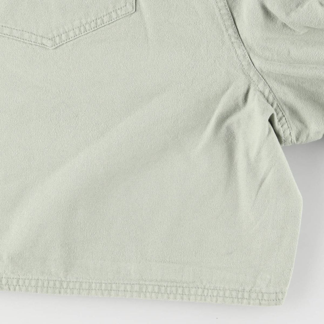 Cherokee CHEROKEE Cotton Shorts, Women's Size L (W29) cotton Khaki type sage green Vintage Second Hand