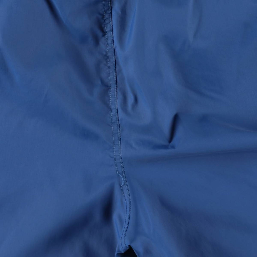 90'S Nike Nylon Pants, Rustling Pants, Women's Size L, Vintage Nylon blue type Vintage Second Hand