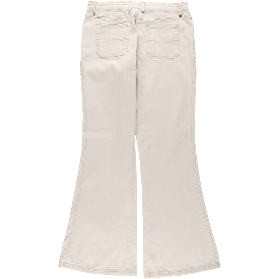 UNION BAY Cotton Pants Flare Pants Women's XL (w31) cotton white type Vintage Second Hand