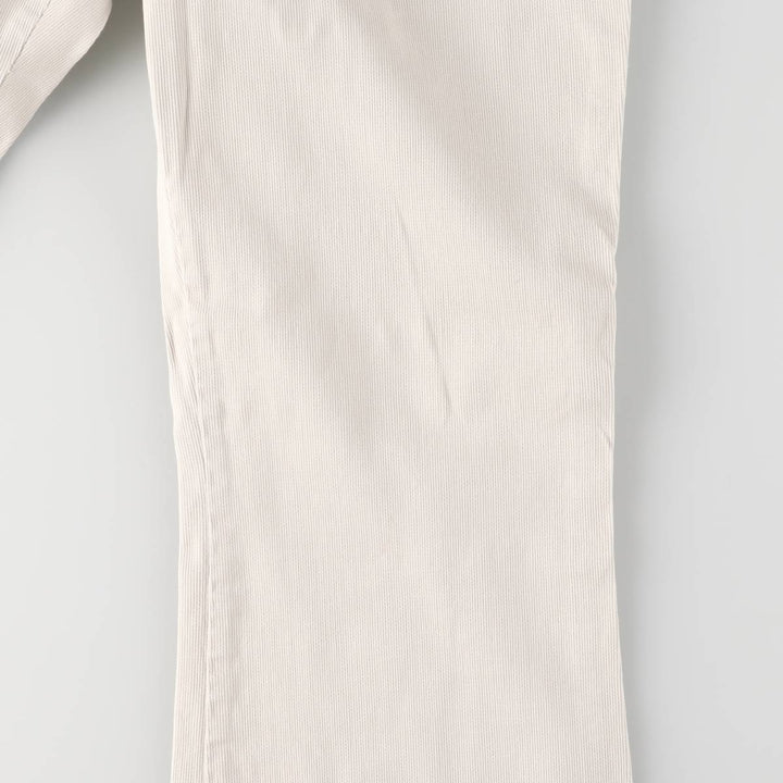 UNION BAY Cotton Pants Flare Pants Women's XL (w31) cotton white type Vintage Second Hand