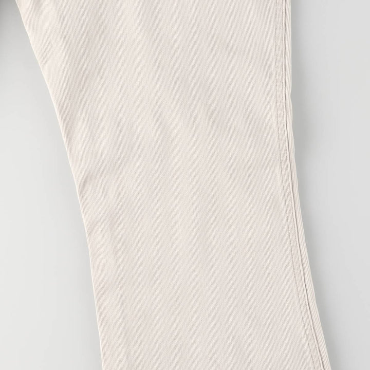 UNION BAY Cotton Pants Flare Pants Women's XL (w31) cotton white type Vintage Second Hand