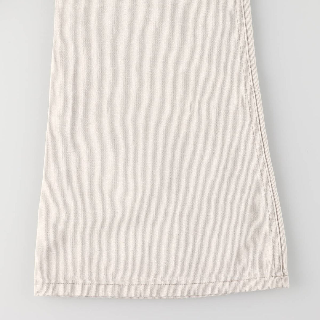 UNION BAY Cotton Pants Flare Pants Women's XL (w31) cotton white type Vintage Second Hand