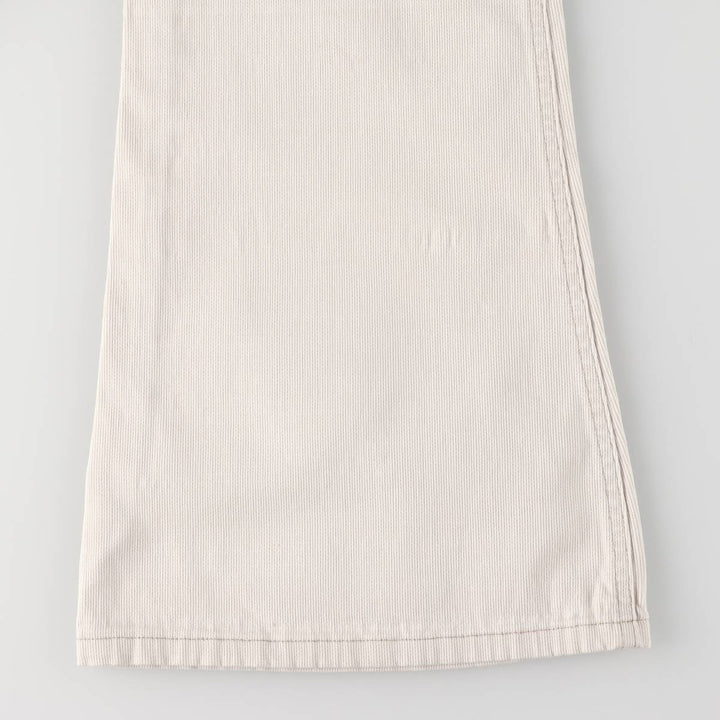 UNION BAY Cotton Pants Flare Pants Women's XL (w31) cotton white type Vintage Second Hand