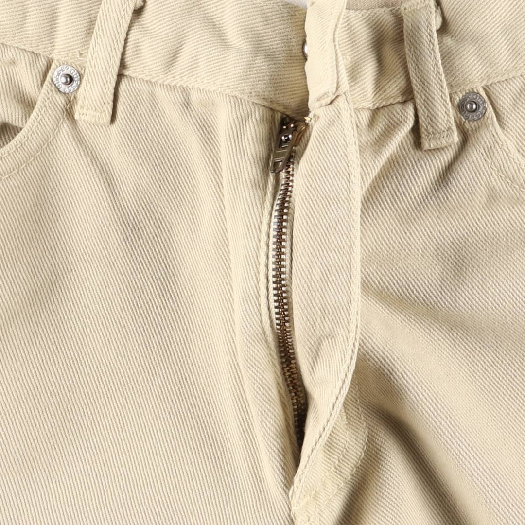 Guess denim shorts, short pants, made in the USA, women's XL (w31) equivalent cotton Beige type Vintage Second Hand