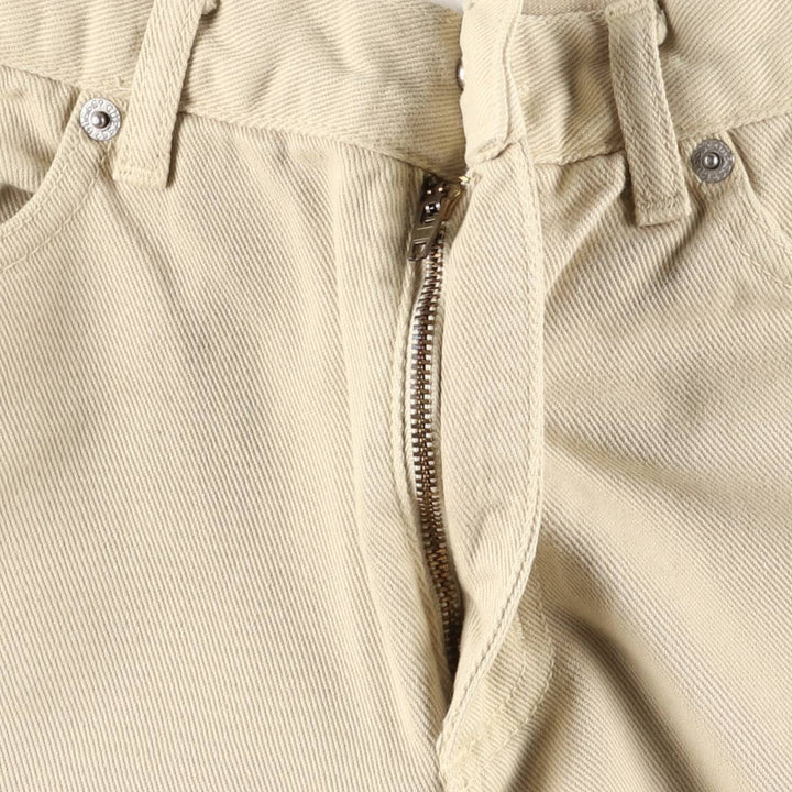 Guess denim shorts, short pants, made in the USA, women's XL (w31) equivalent cotton Beige type Vintage Second Hand