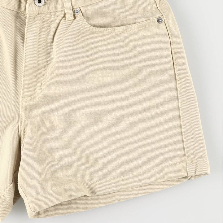 Guess denim shorts, short pants, made in the USA, women's XL (w31) equivalent cotton Beige type Vintage Second Hand