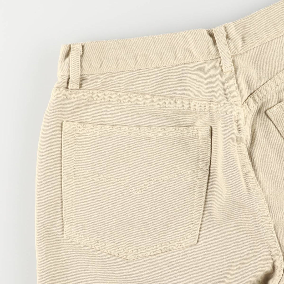 Guess denim shorts, short pants, made in the USA, women's XL (w31) equivalent cotton Beige type Vintage Second Hand