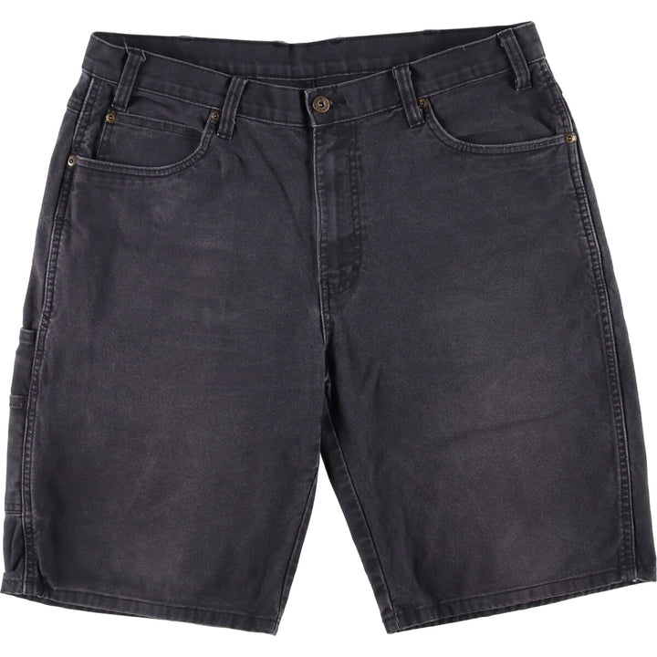 Dickies Duck Fabric Work Shorts, Half Pants, Men's, W37 cotton black type Vintage Second Hand