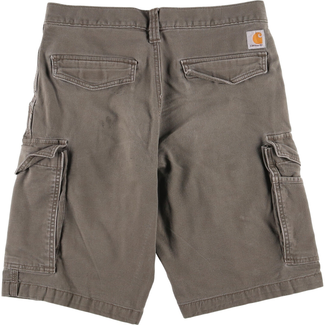 Carhartt Relaxed Fit Duck Cargo Shorts, Men's Size 32 cotton Khaki type Vintage Second Hand
