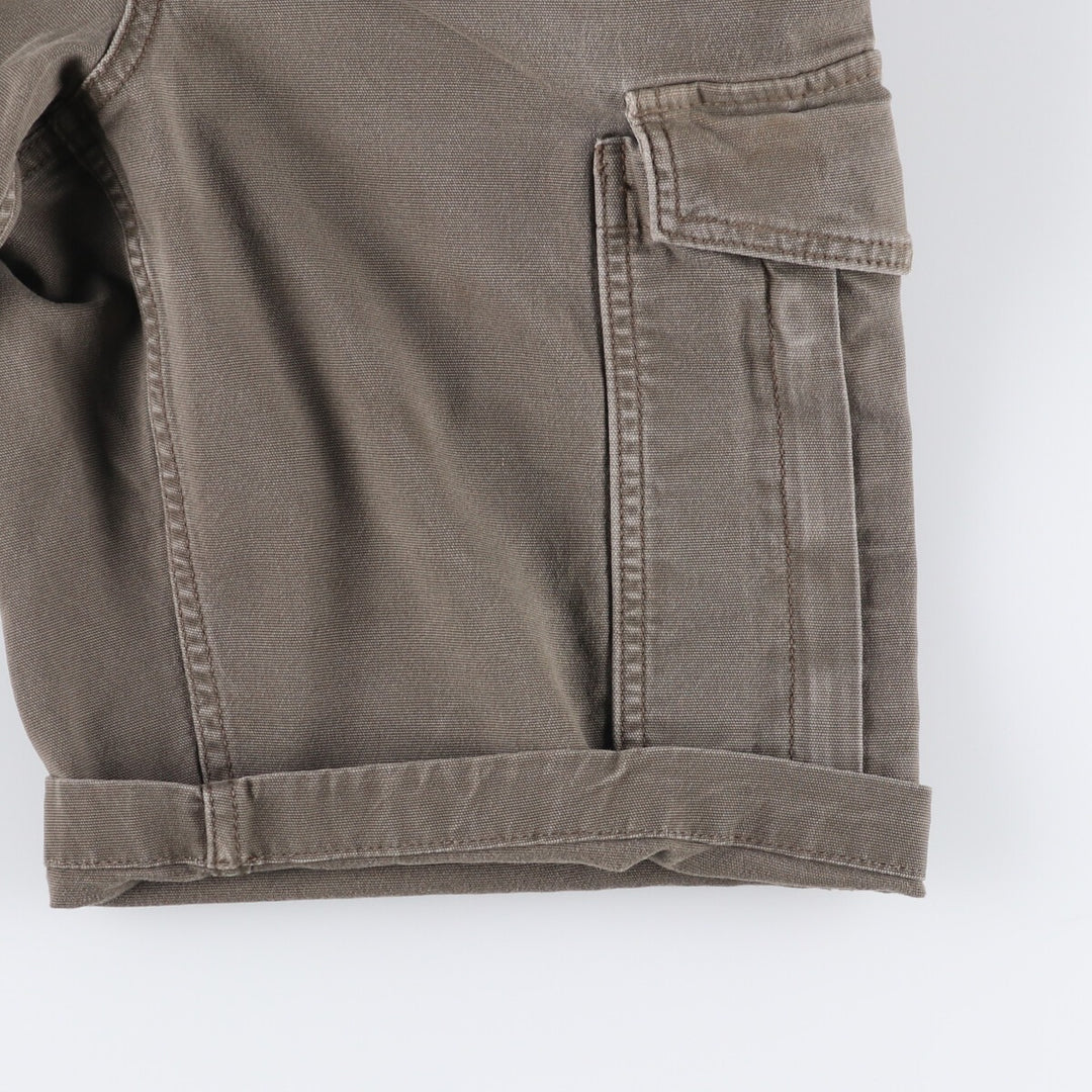Carhartt Relaxed Fit Duck Cargo Shorts, Men's Size 32 cotton Khaki type Vintage Second Hand
