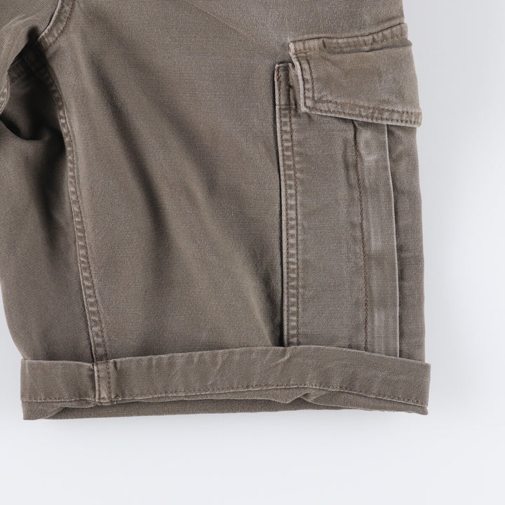 Carhartt Relaxed Fit Duck Cargo Shorts, Men's Size 32 cotton Khaki type Vintage Second Hand