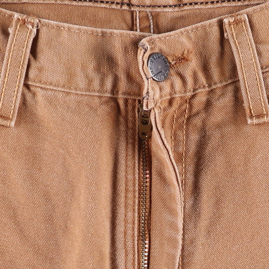 Dickies Relaxed Fit Duck Work Shorts, Men's Size 37 cotton ocher yellow type Vintage Second Hand