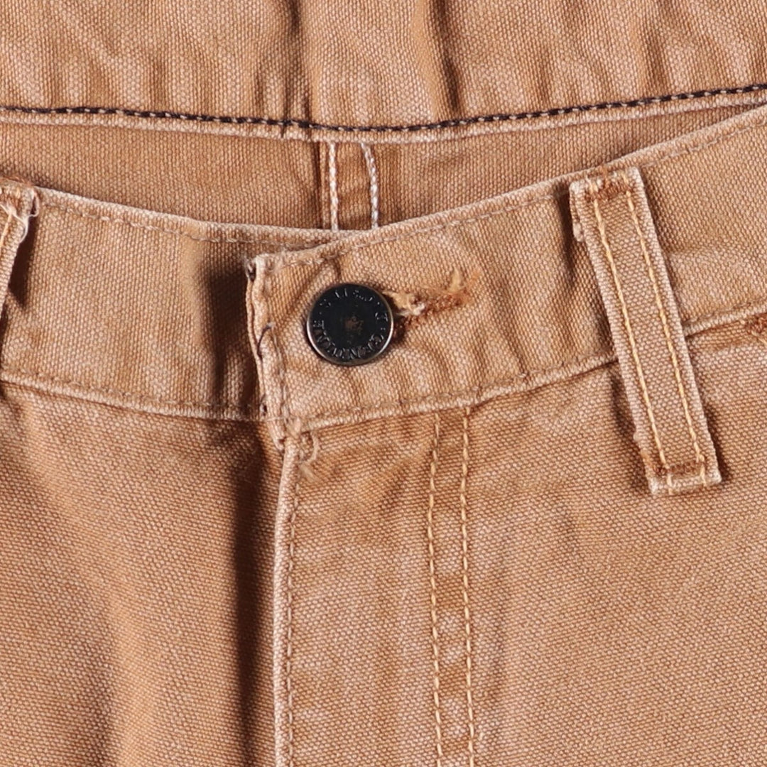 Dickies Relaxed Fit Duck Work Shorts, Men's Size 37 cotton ocher yellow type Vintage Second Hand